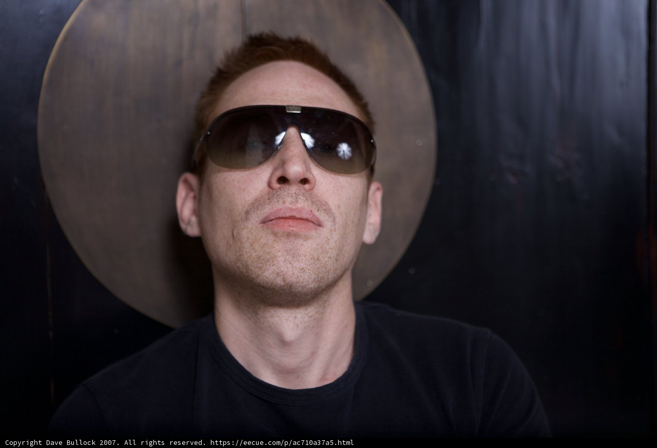 The Cool Guy in Black Shades