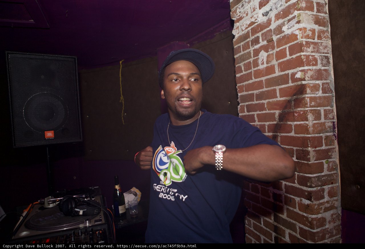Blue Shirt DJ in the Zone