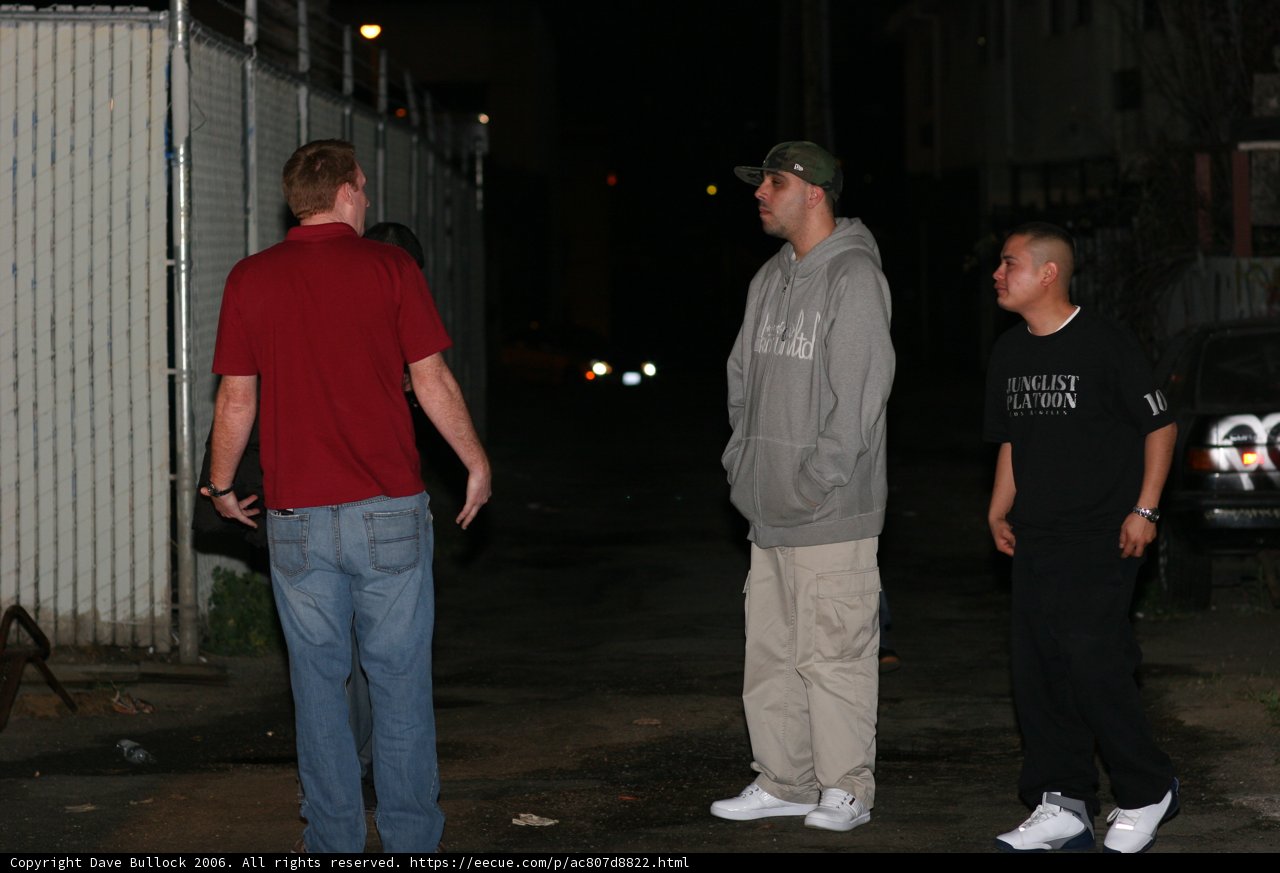 Three Men in a Dark Alley