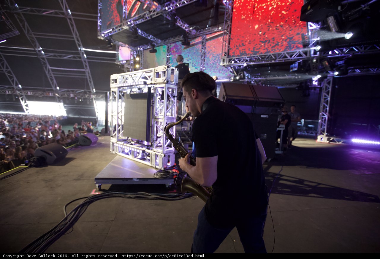 Saxophone Sounds at Coachella