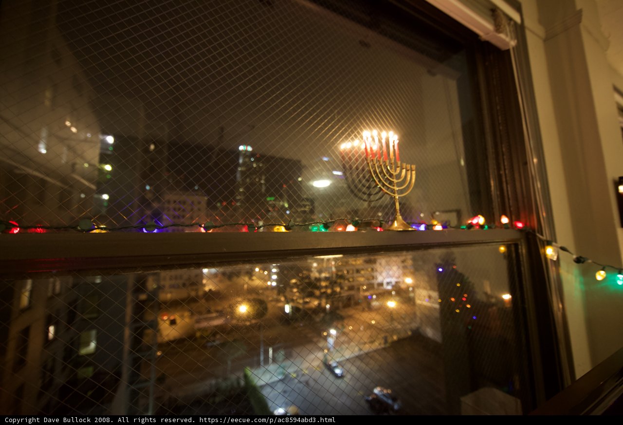 Urban Hanukkah Illumination