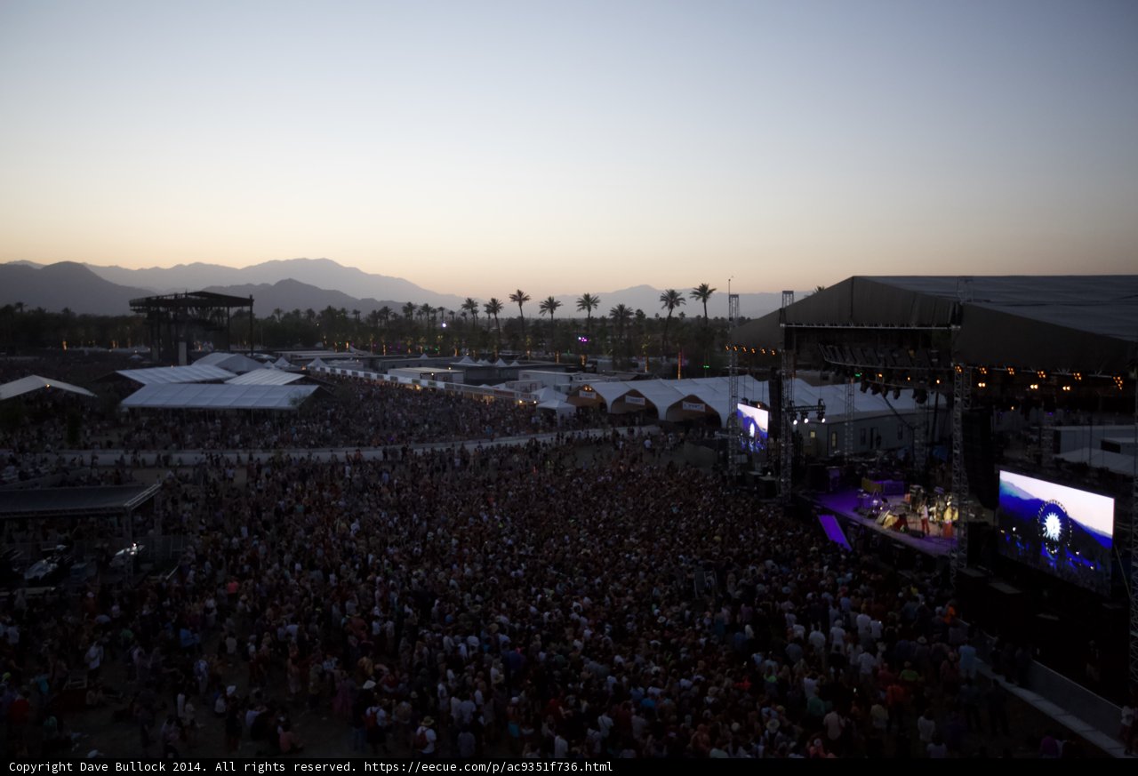 Concert Crowd at Coachella