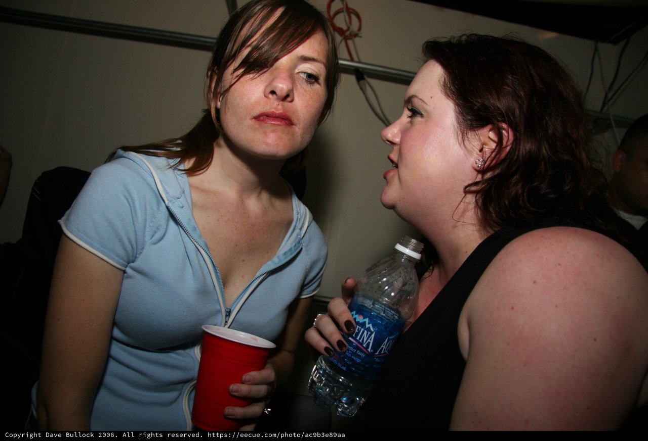 Two Women at a New Year's Eve Party 2005