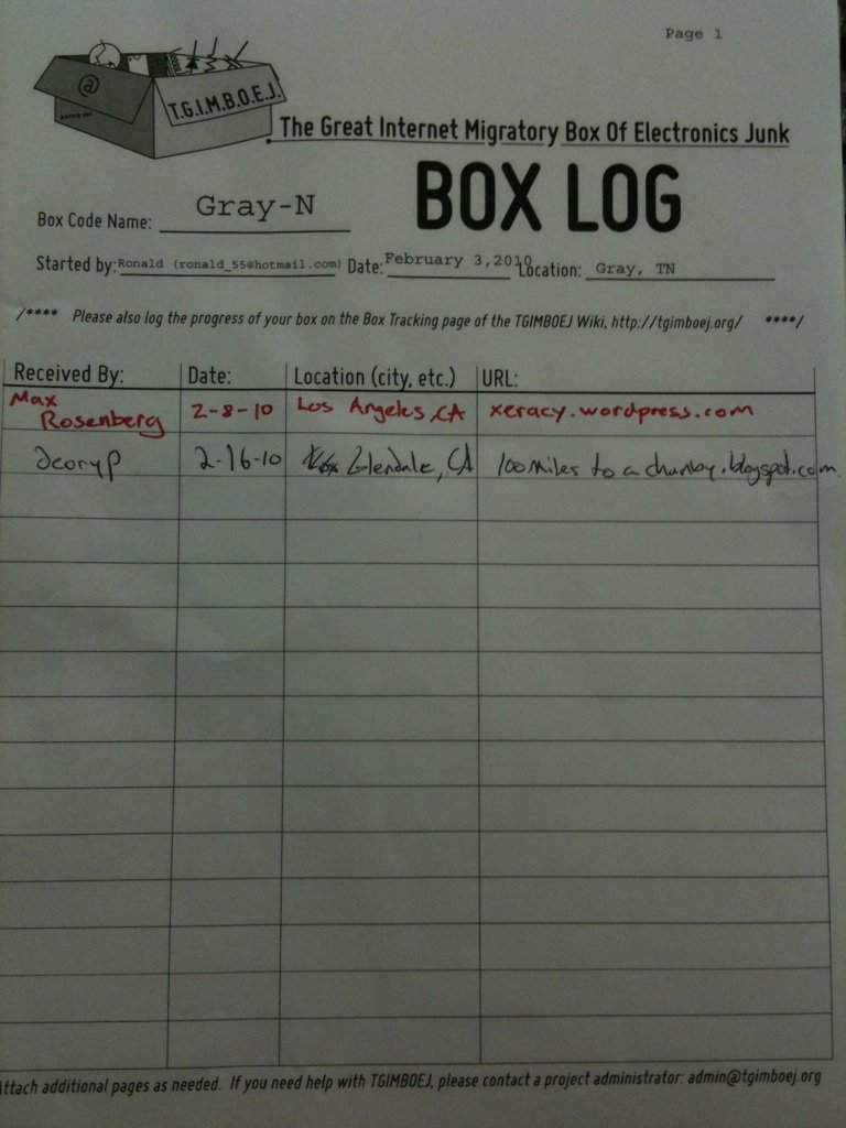 Box Log