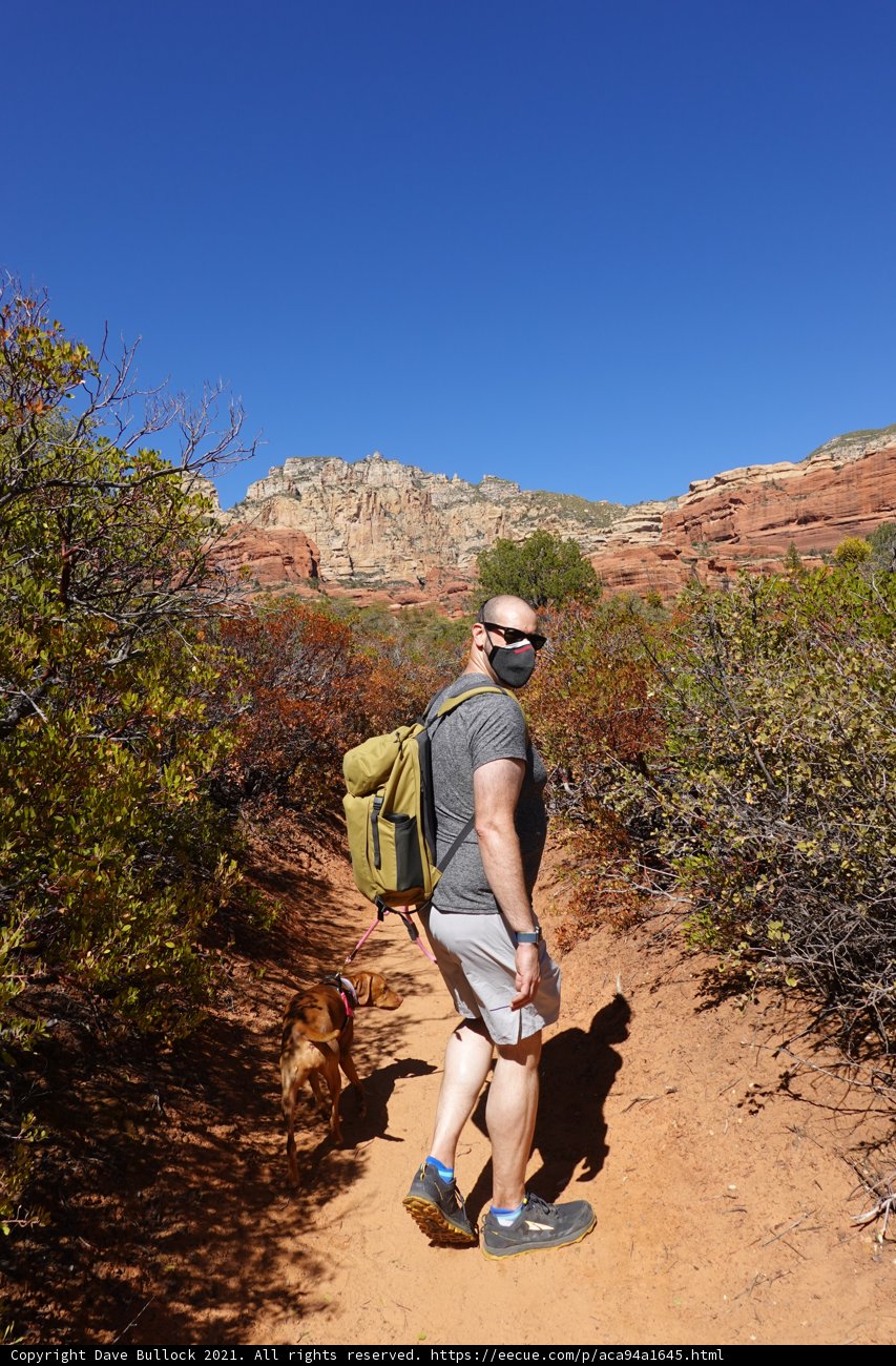 Hiking with my furry best friend