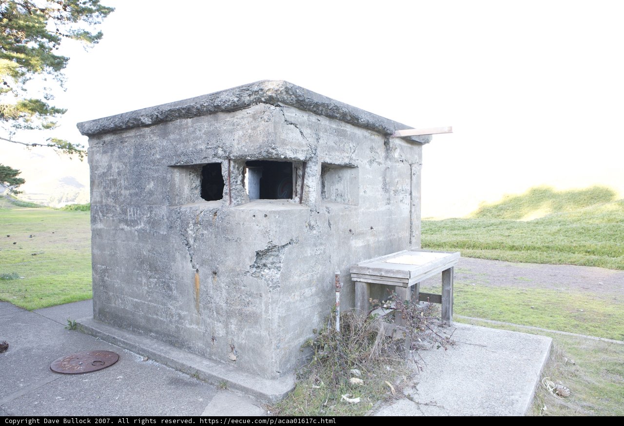 Concrete Bunker with Window