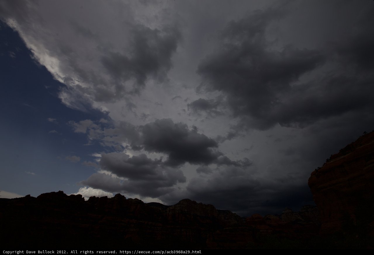 Stormy Skies Over Red Rock Canyon