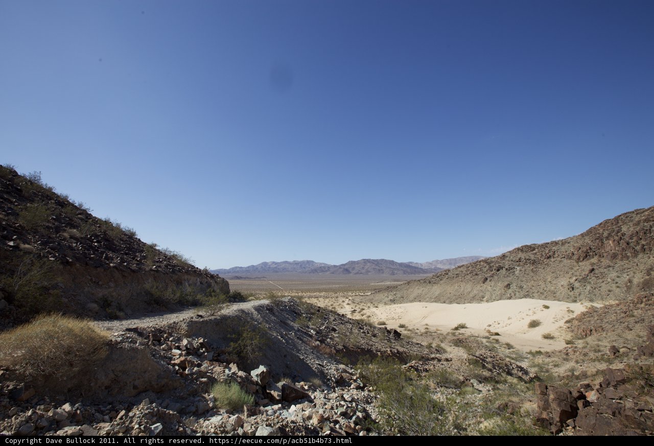 Scenic Drive Through the Desert
