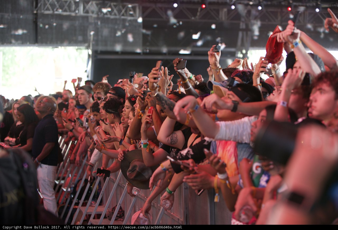 Urban Concert Crowd at Nightclub