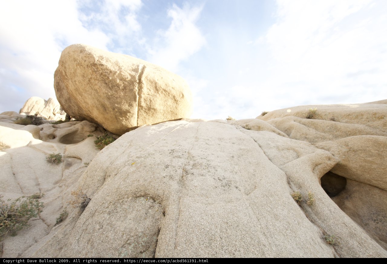 Majestic Rock Formation in Joshua Tree