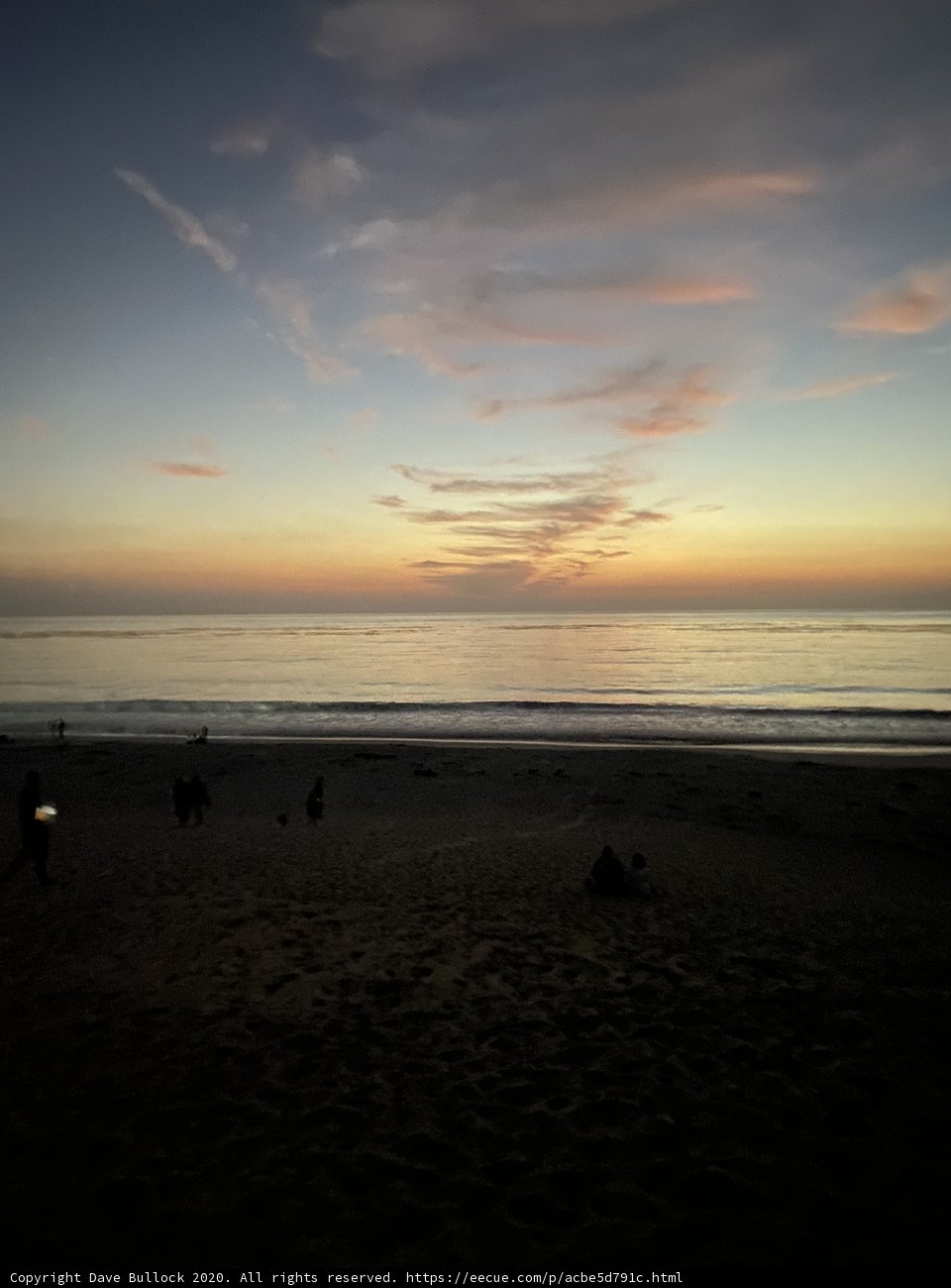 Picturesque Sunset at Carmel Beach