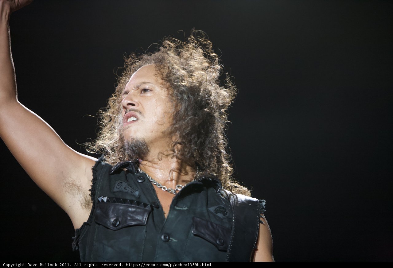 Kirk Hammett's Rockstar Look