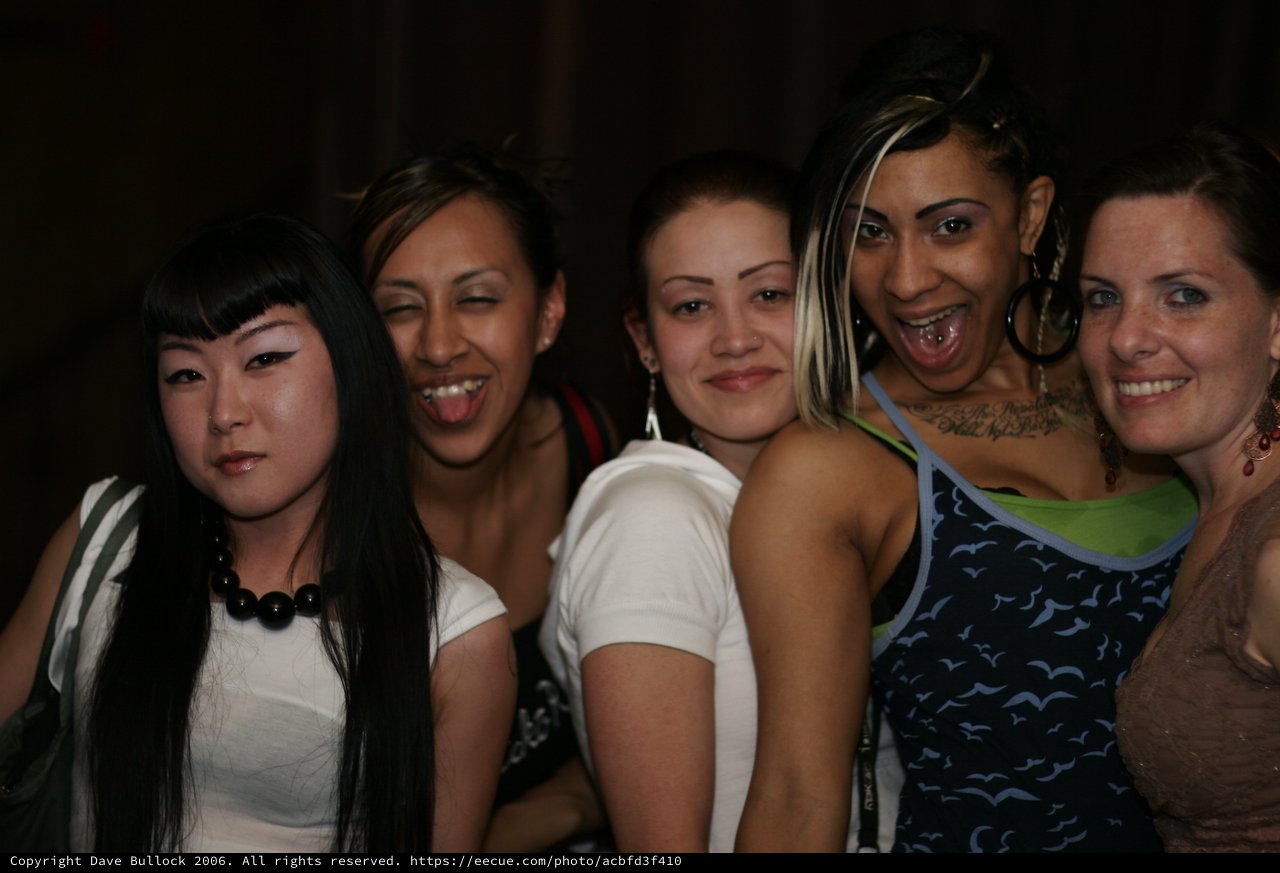 Five Women Celebrate at Respect JS 7th Anniversary Party