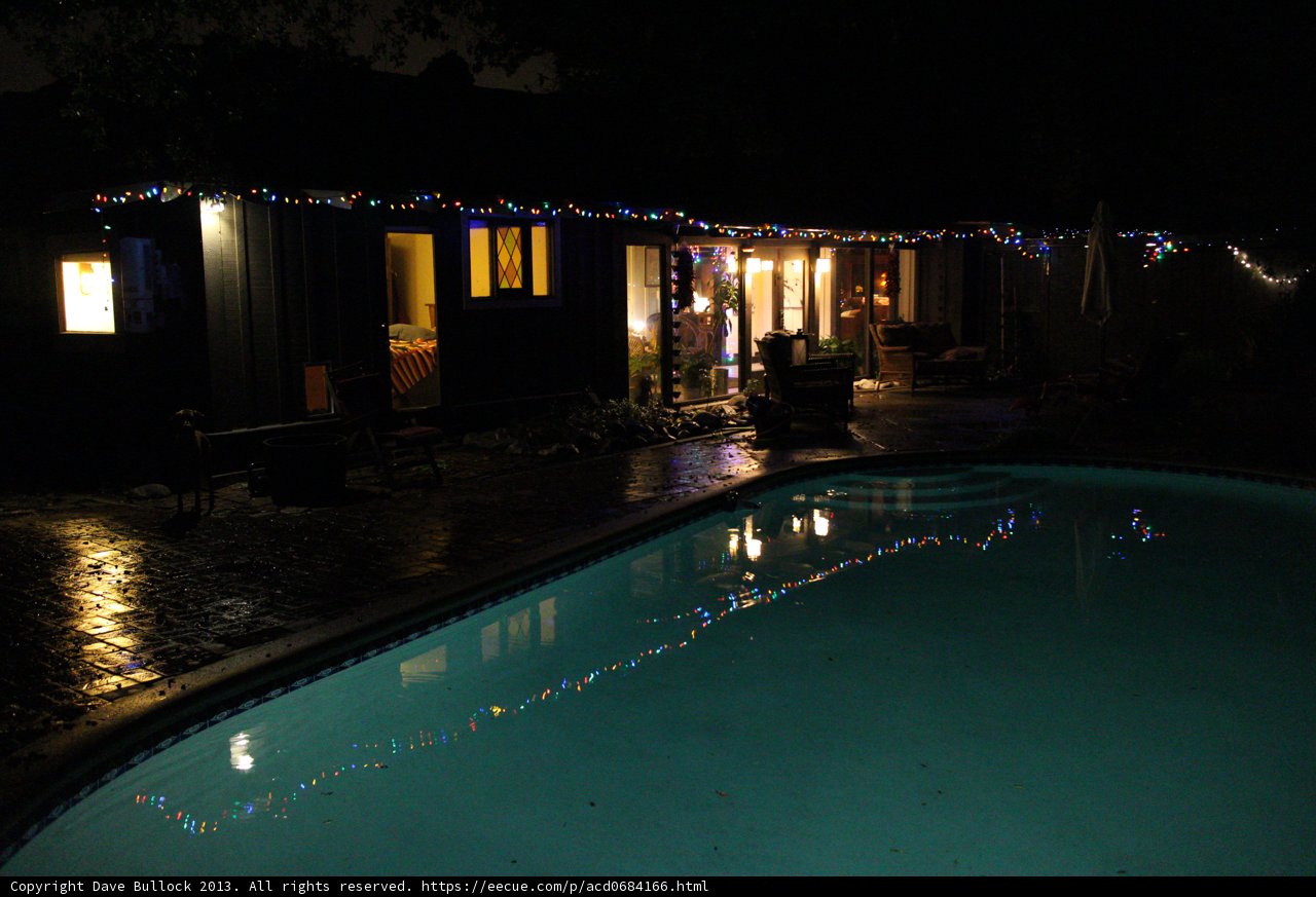 Night Swim at the Resort