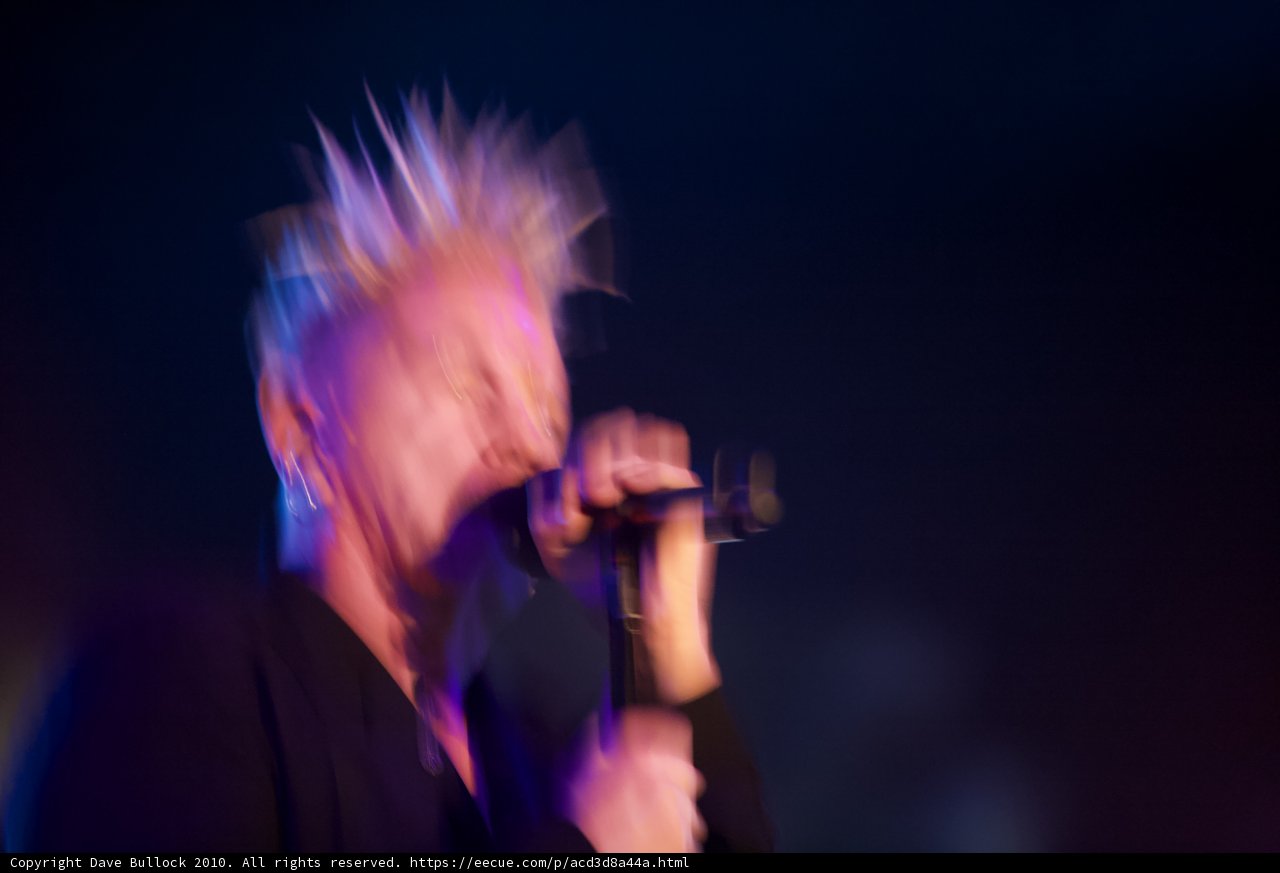 Mohawk Man's Musical Performance