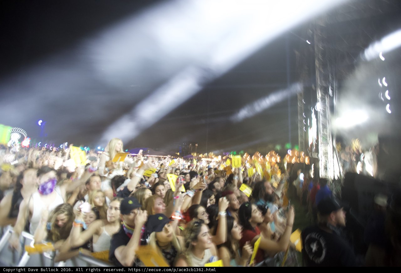 Lights and Cheers at Coachella Concert