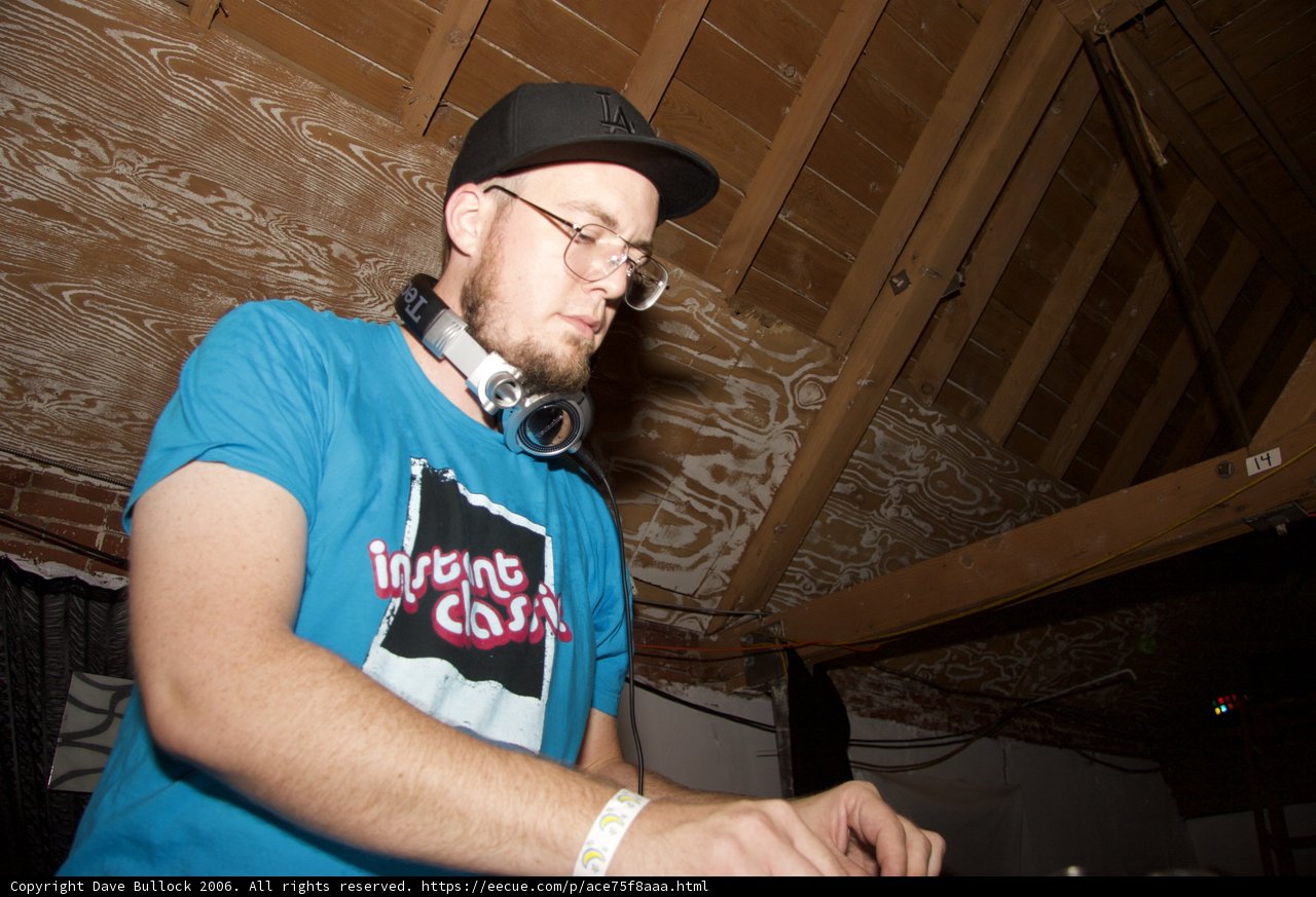 DJ set in a loft