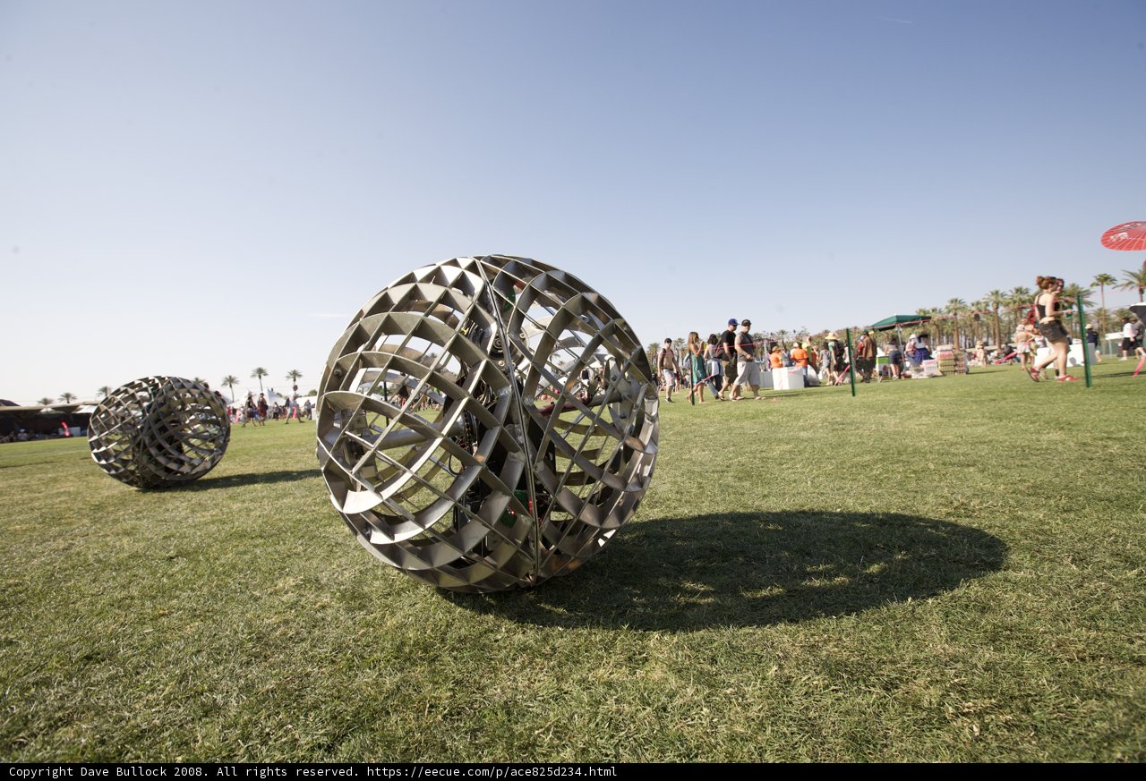 Sphere on the Grass