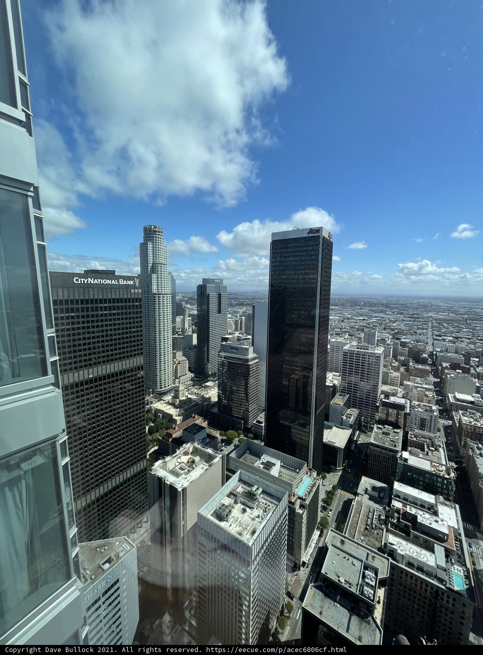 A Bird's Eye View of the Los Angeles Cityscape