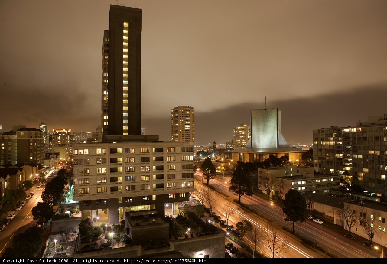Cityscape Metropolis at Night