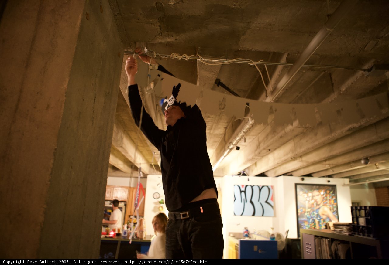 Hanging Artwork on the Ceiling