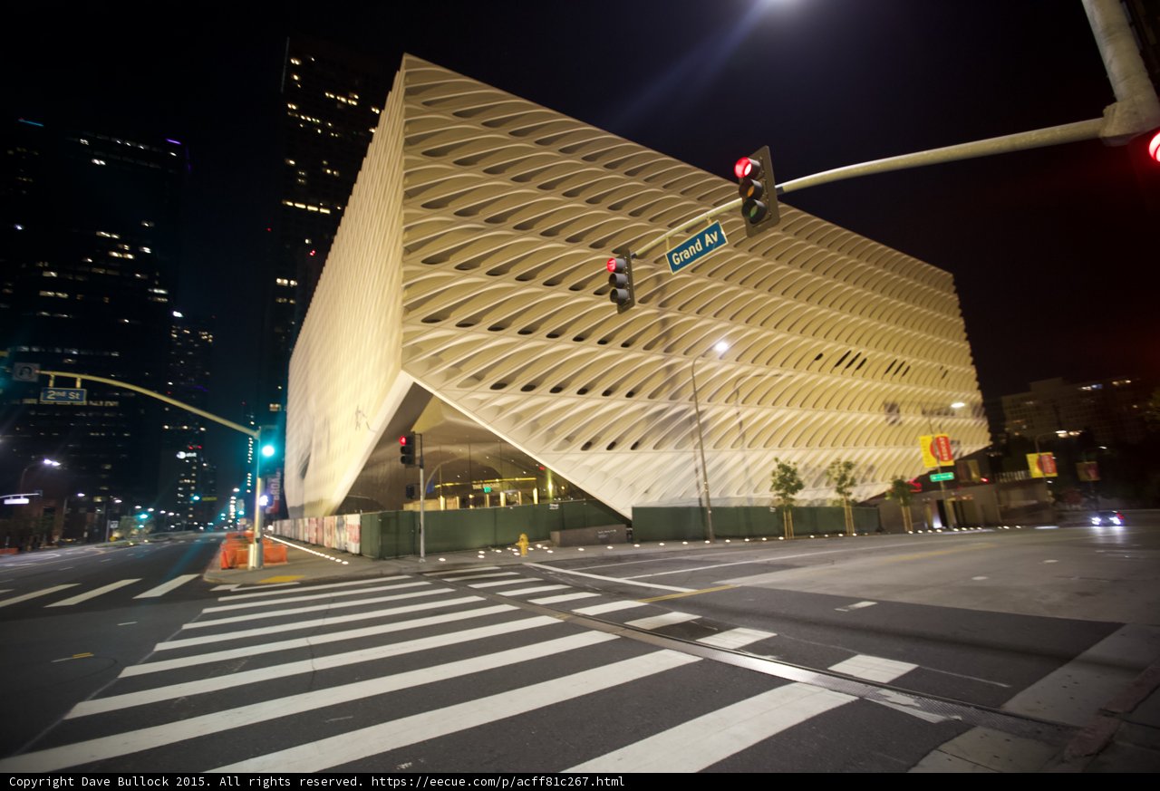 The Broad Museum Night Crosswalk