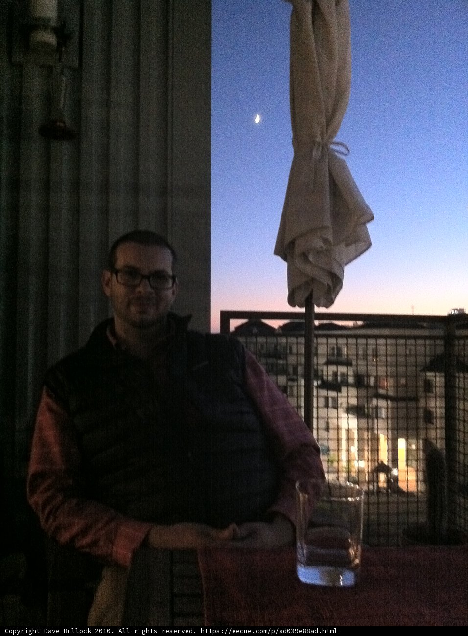 Relaxing on the Balcony
