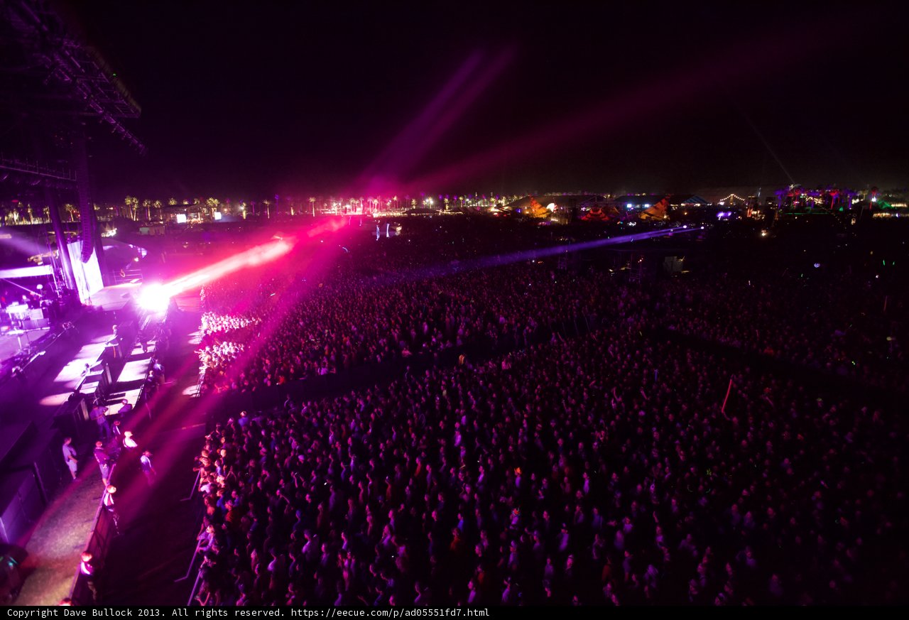 Electric Purple Night at Coachella