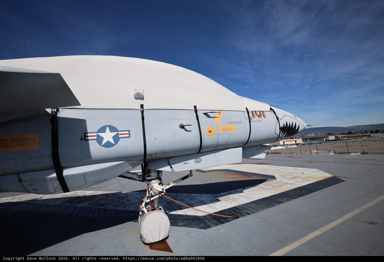USS Hornet Aircraft Carrier Fighter Jet Display
