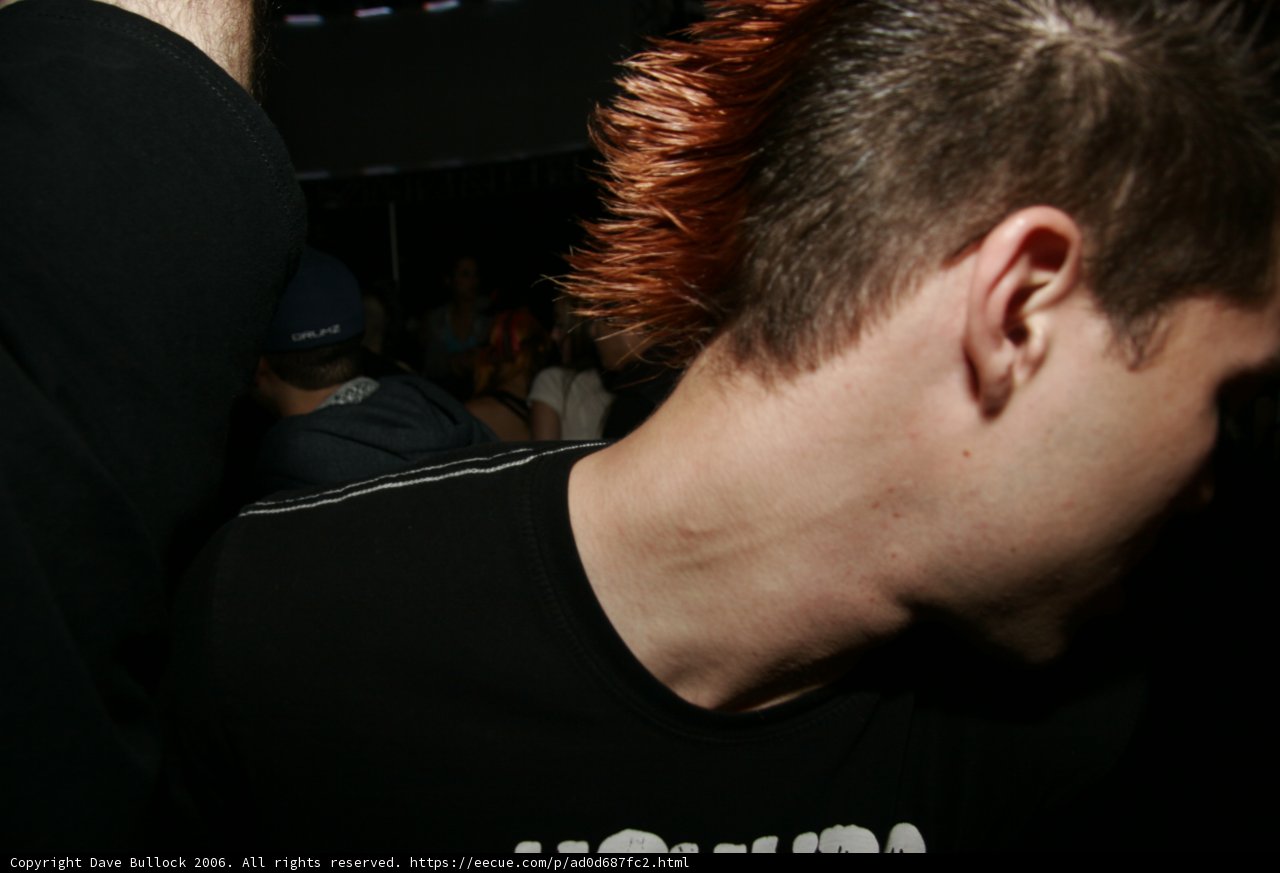 Red-Headed Man in a Mohawk T-Shirt