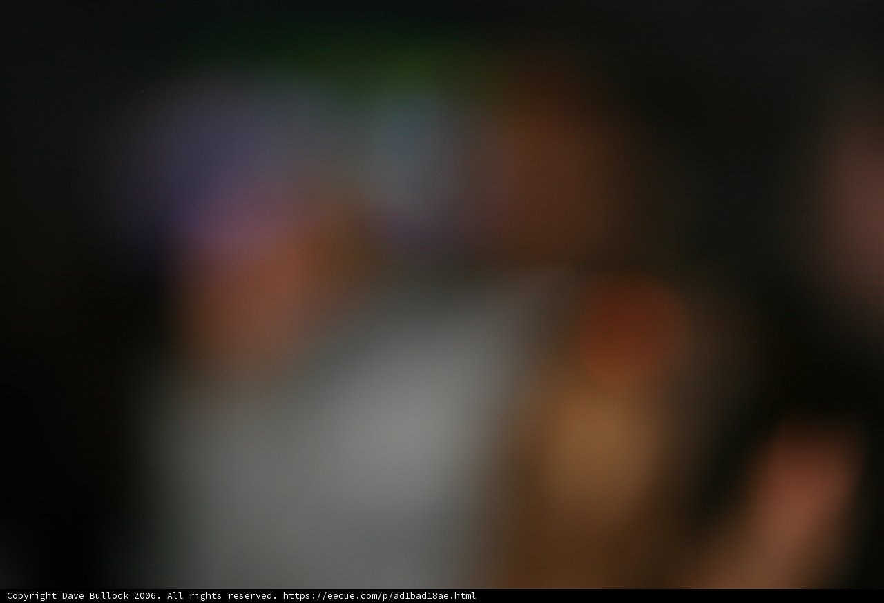 Blurred Figure in the Dark Room