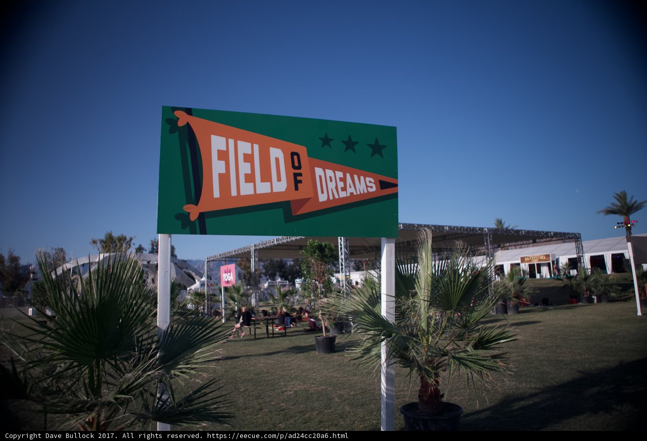 Field of Dreams Sign at Coachella