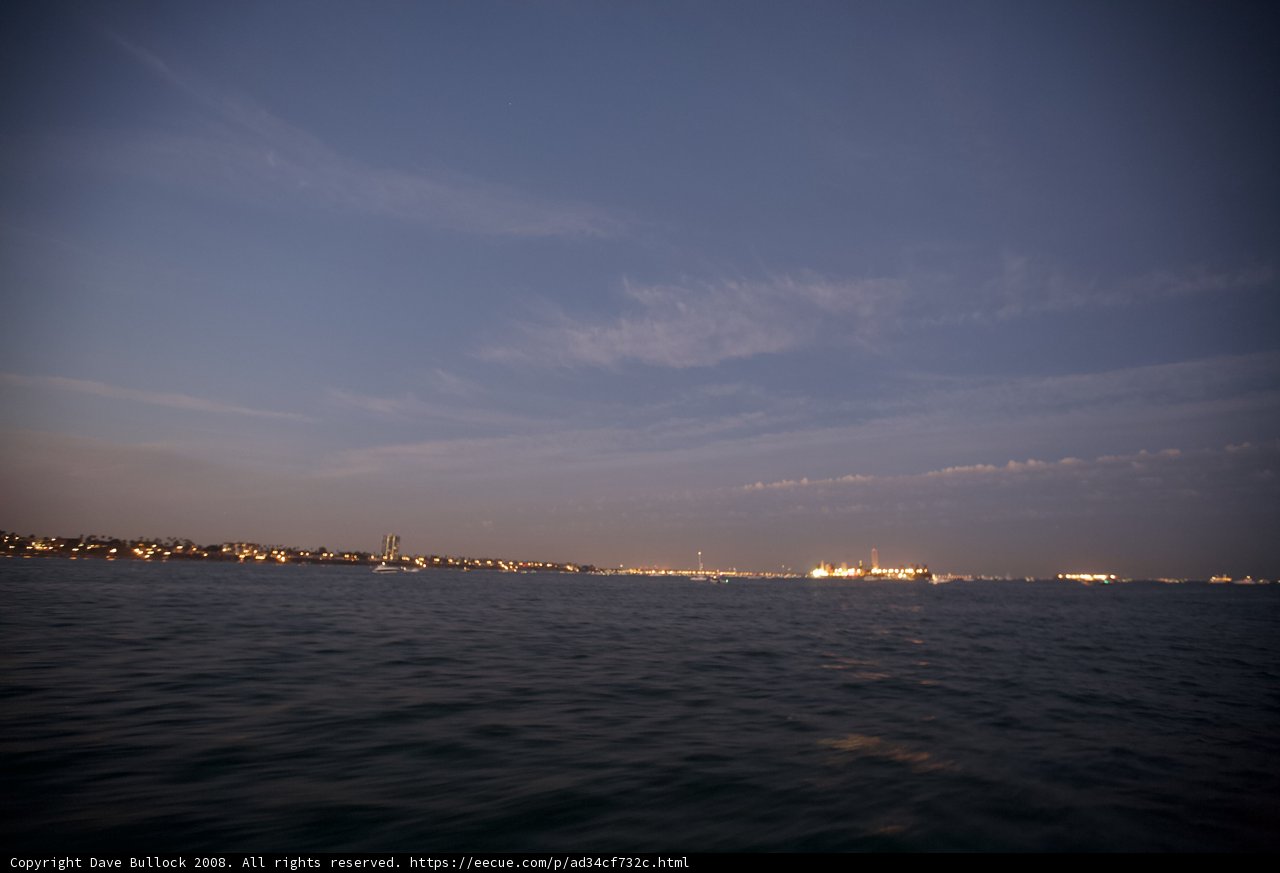 Serene Cityscape by the Water
