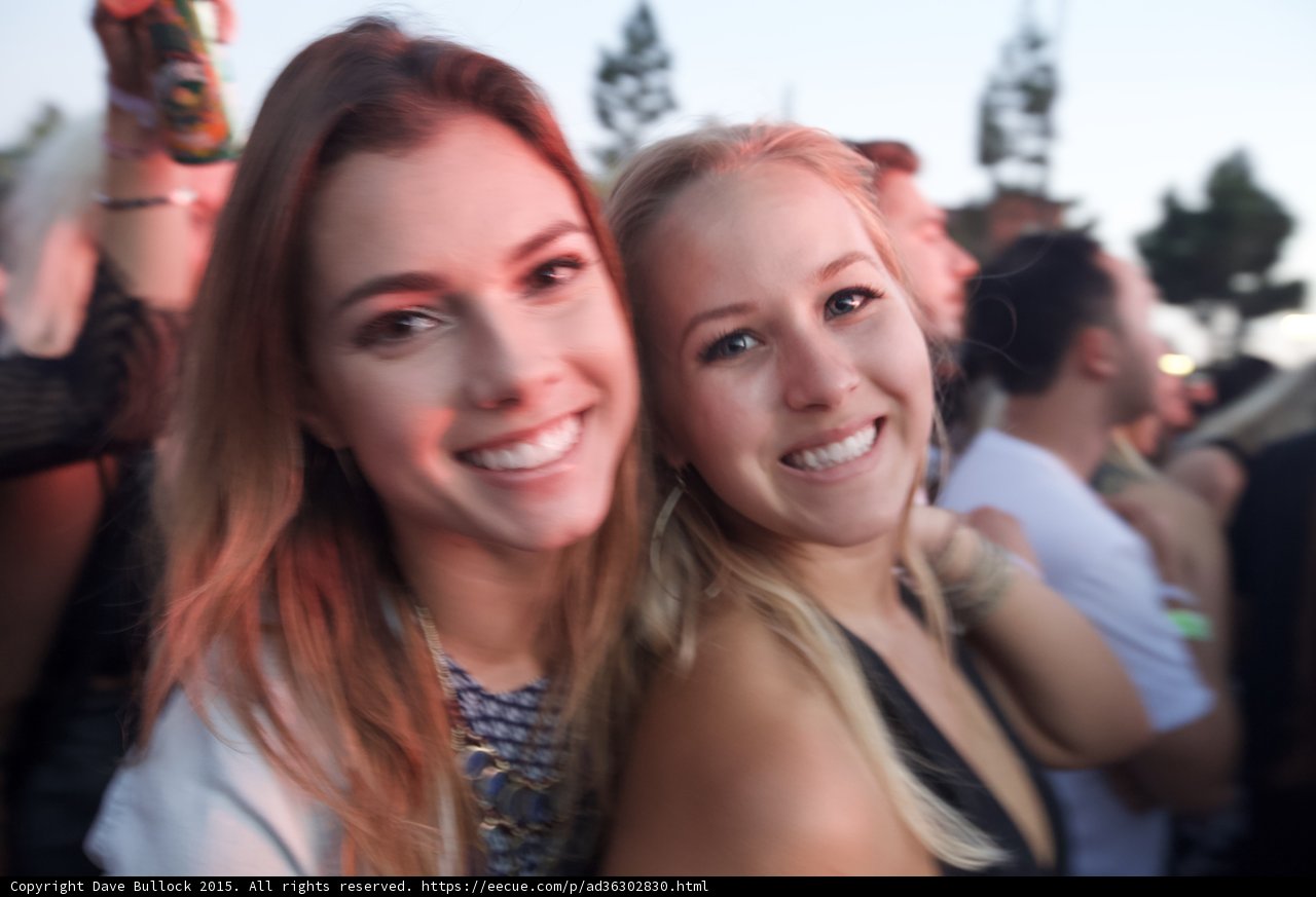 Two Smiling Friends Portrait