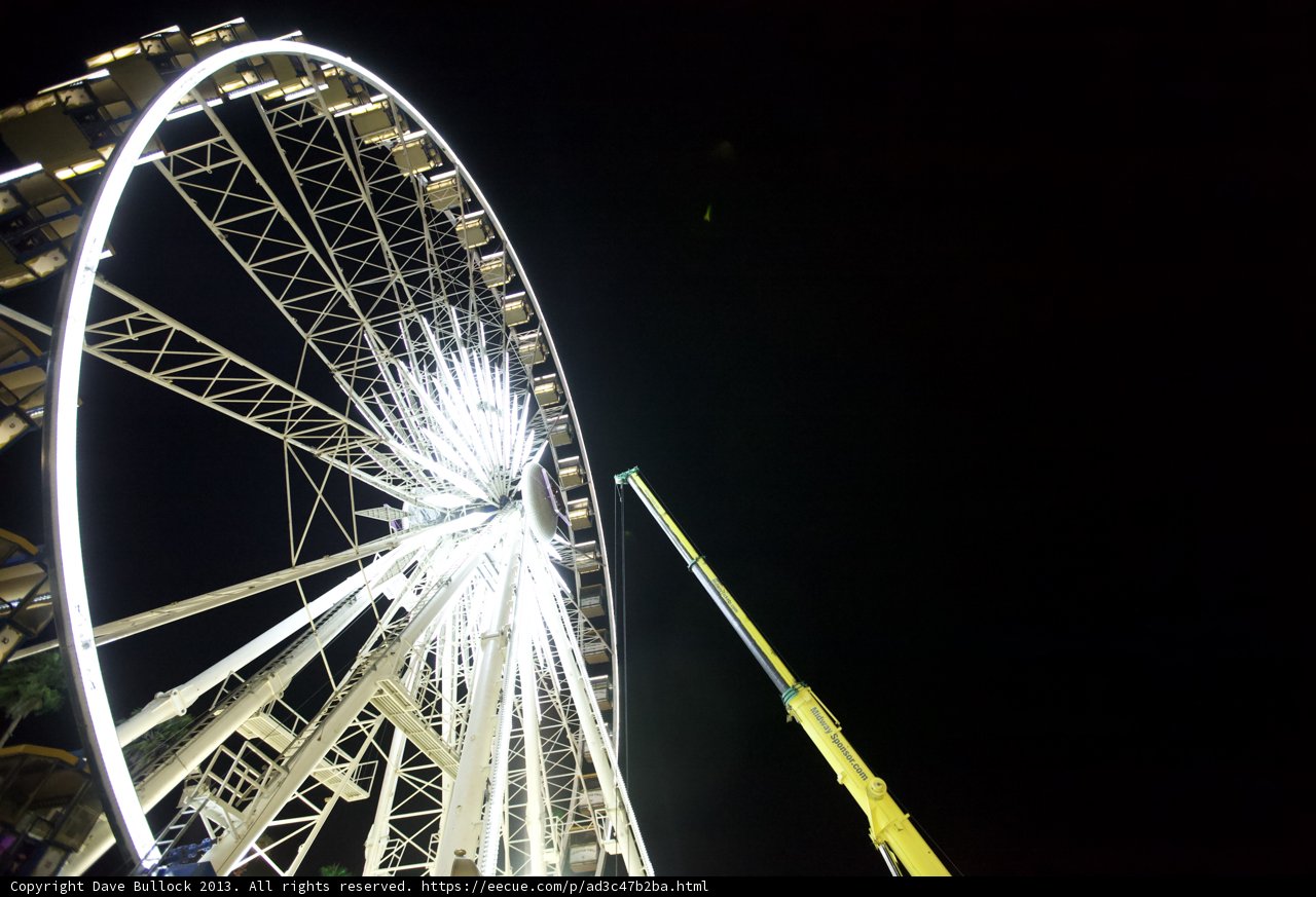 Nighttime Fun on the Ferris Wheel