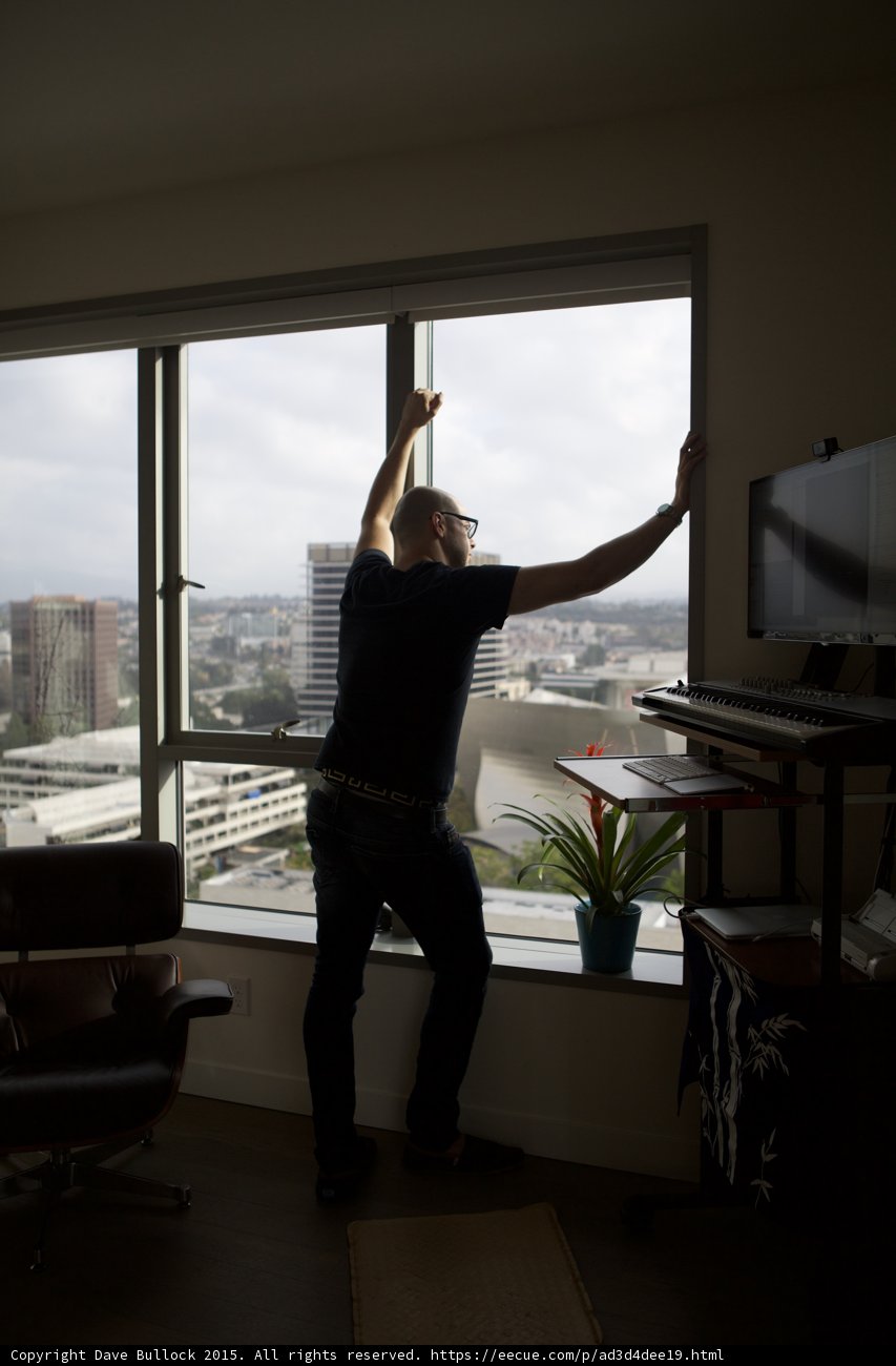 Morning Stretch at the Window
