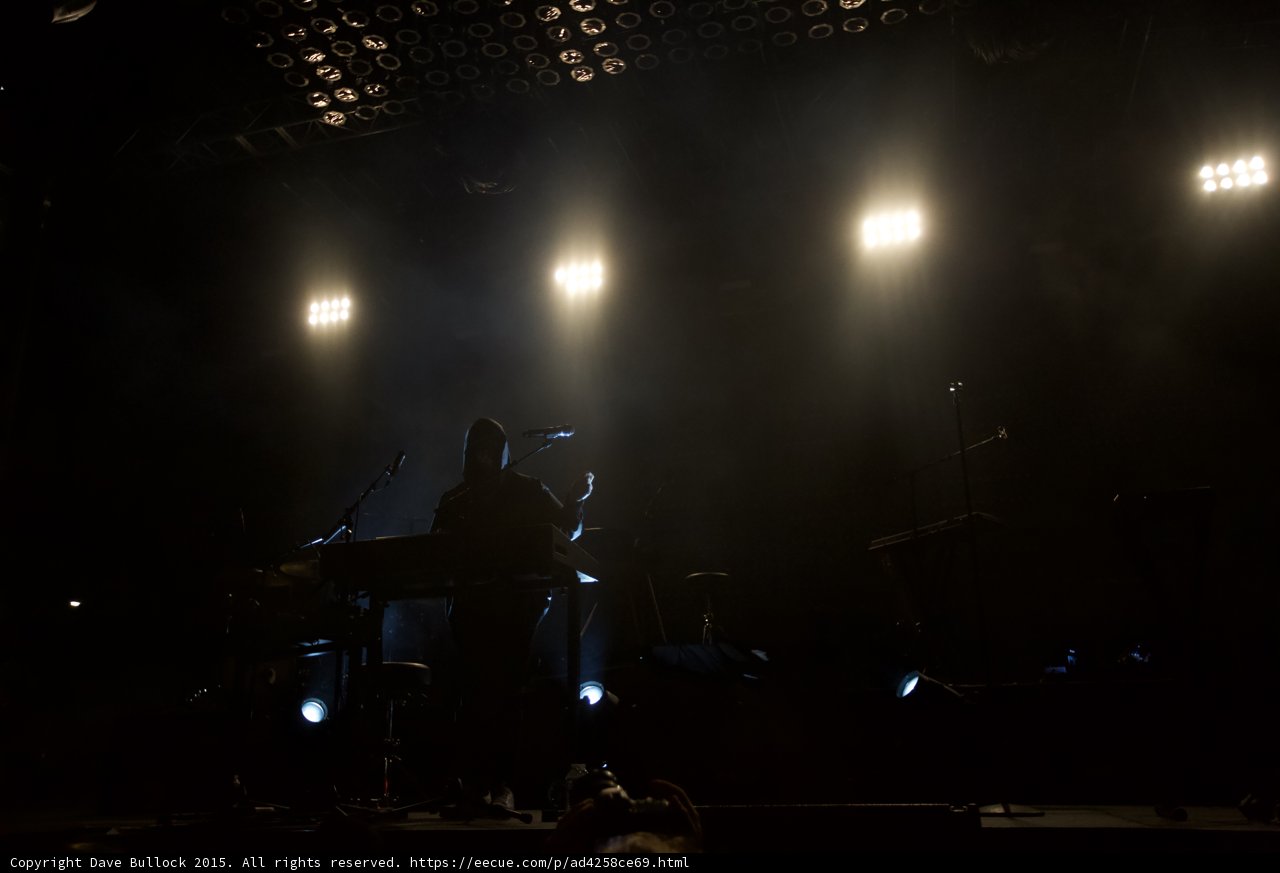 Keyboardist Backlit Performance