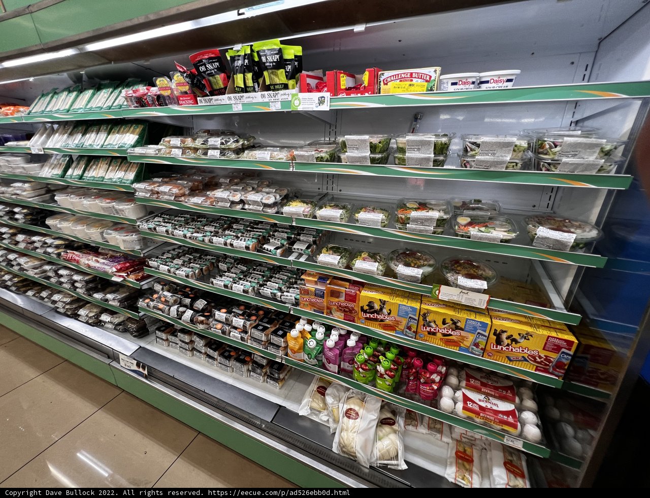 Fully Stocked Shelves at Kahului Supermarket