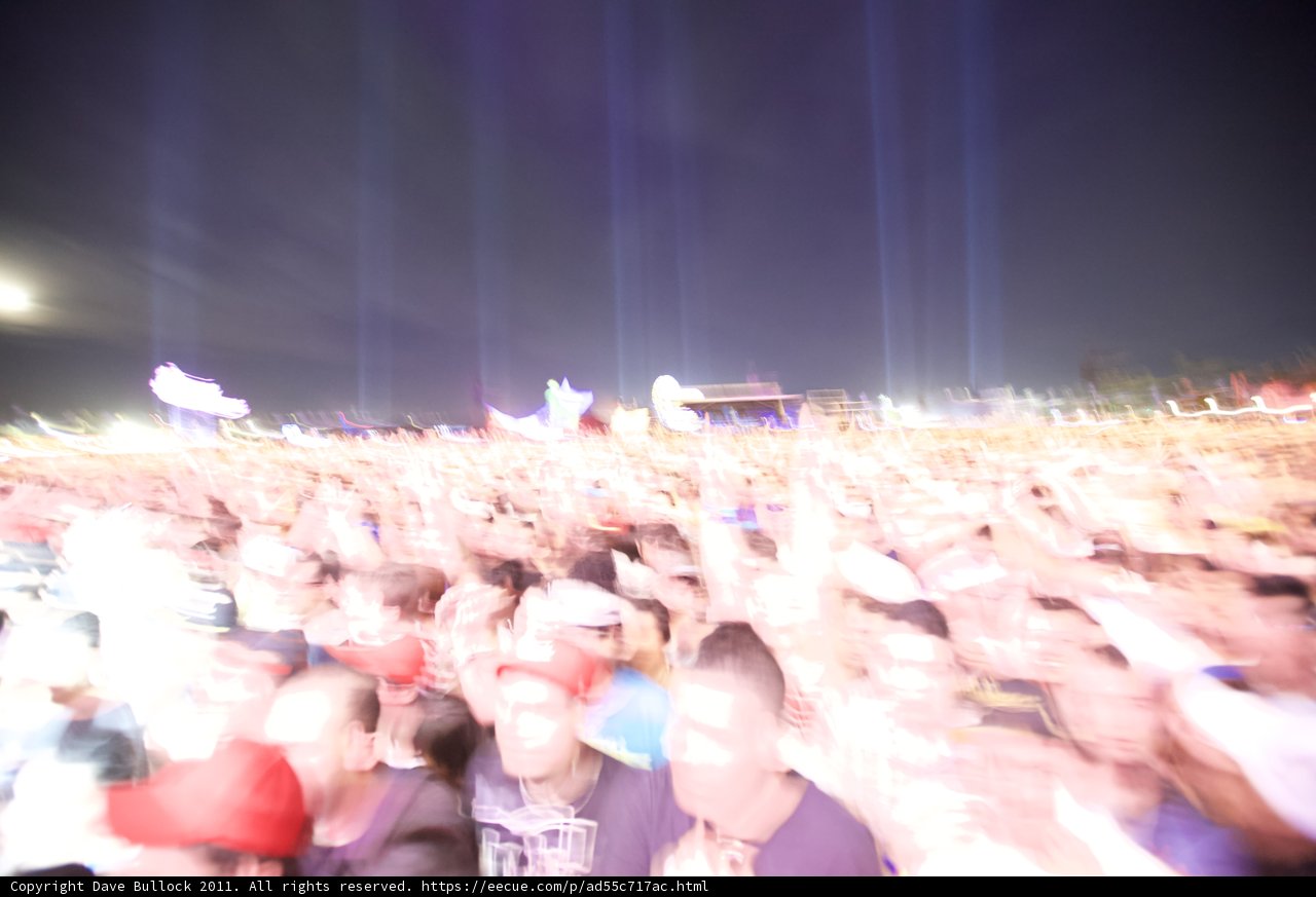 Blurred Excitement at Coachella