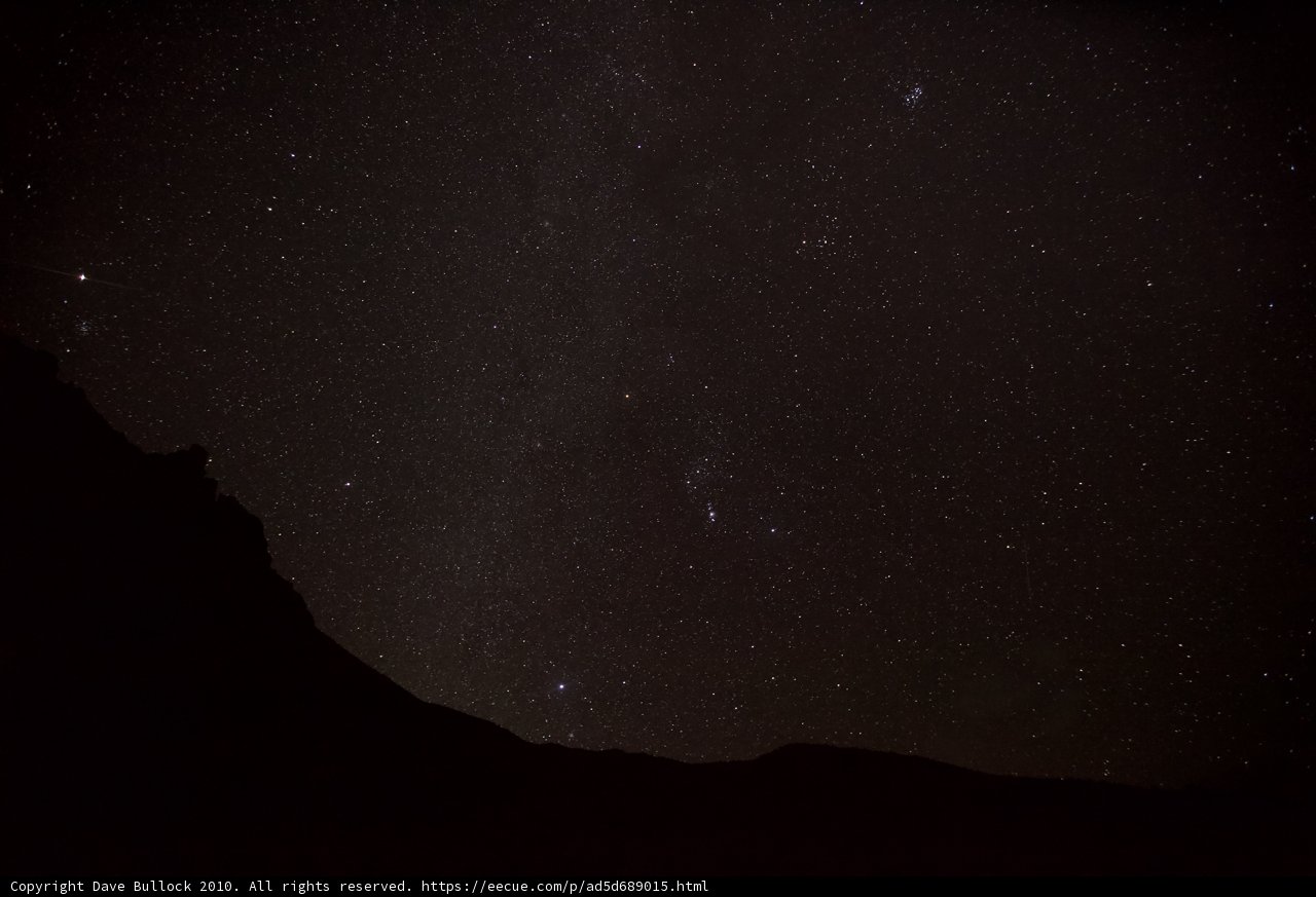 A Glowing Sky of Stars