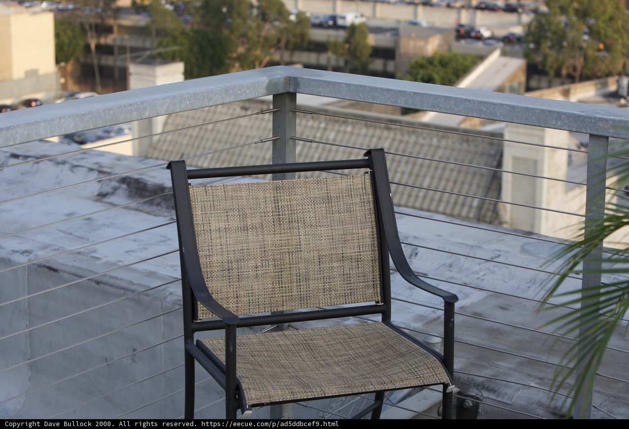 Cozy Armchair on a Balcony