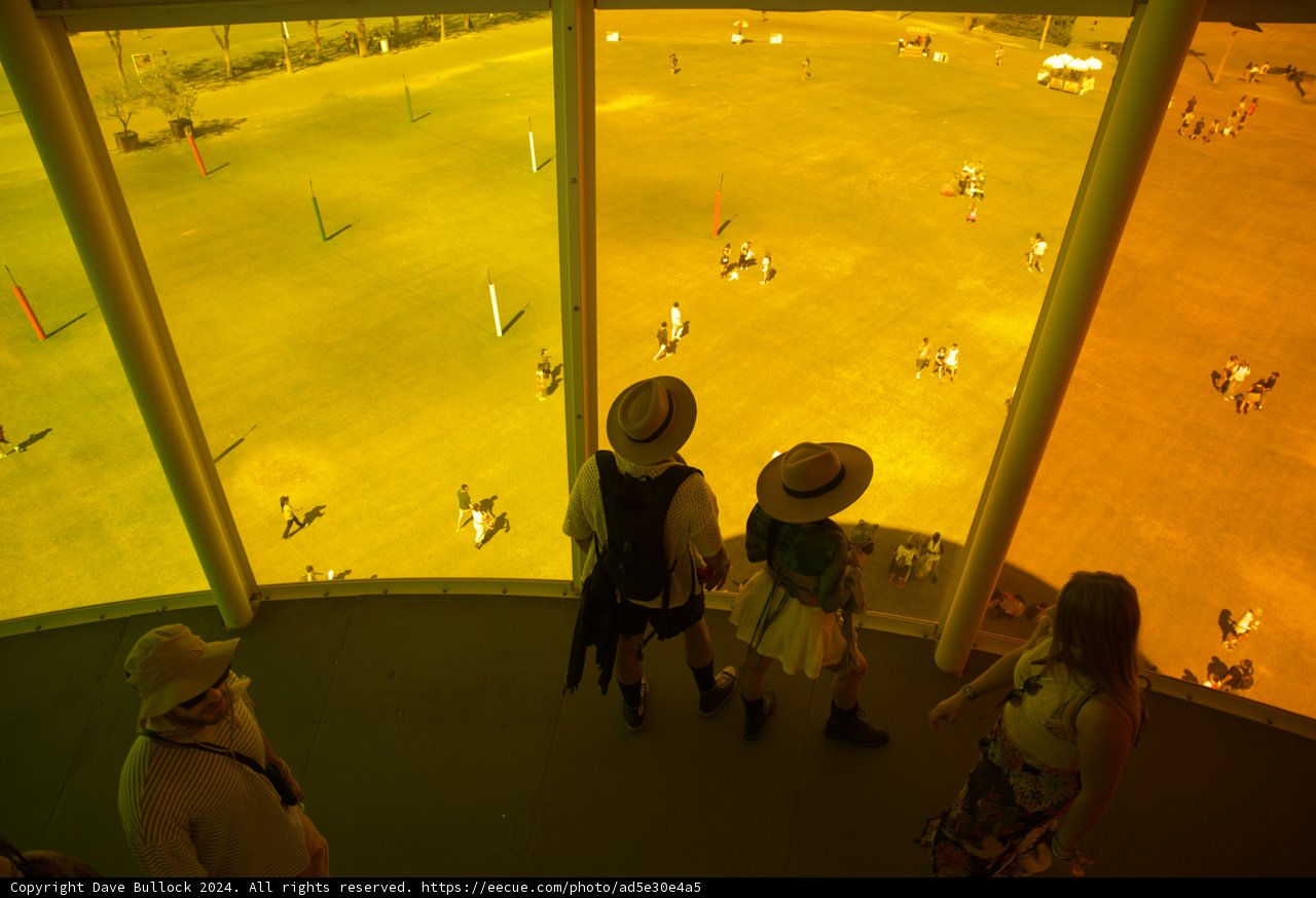 Golden Afternoon at Coachella 2024: Observing the Festivities