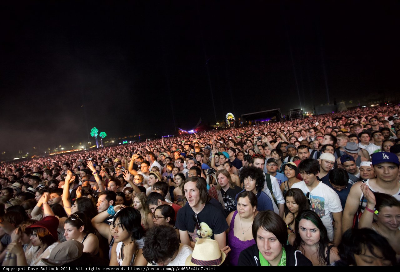 Coachella 2011 Music Festival Crowd