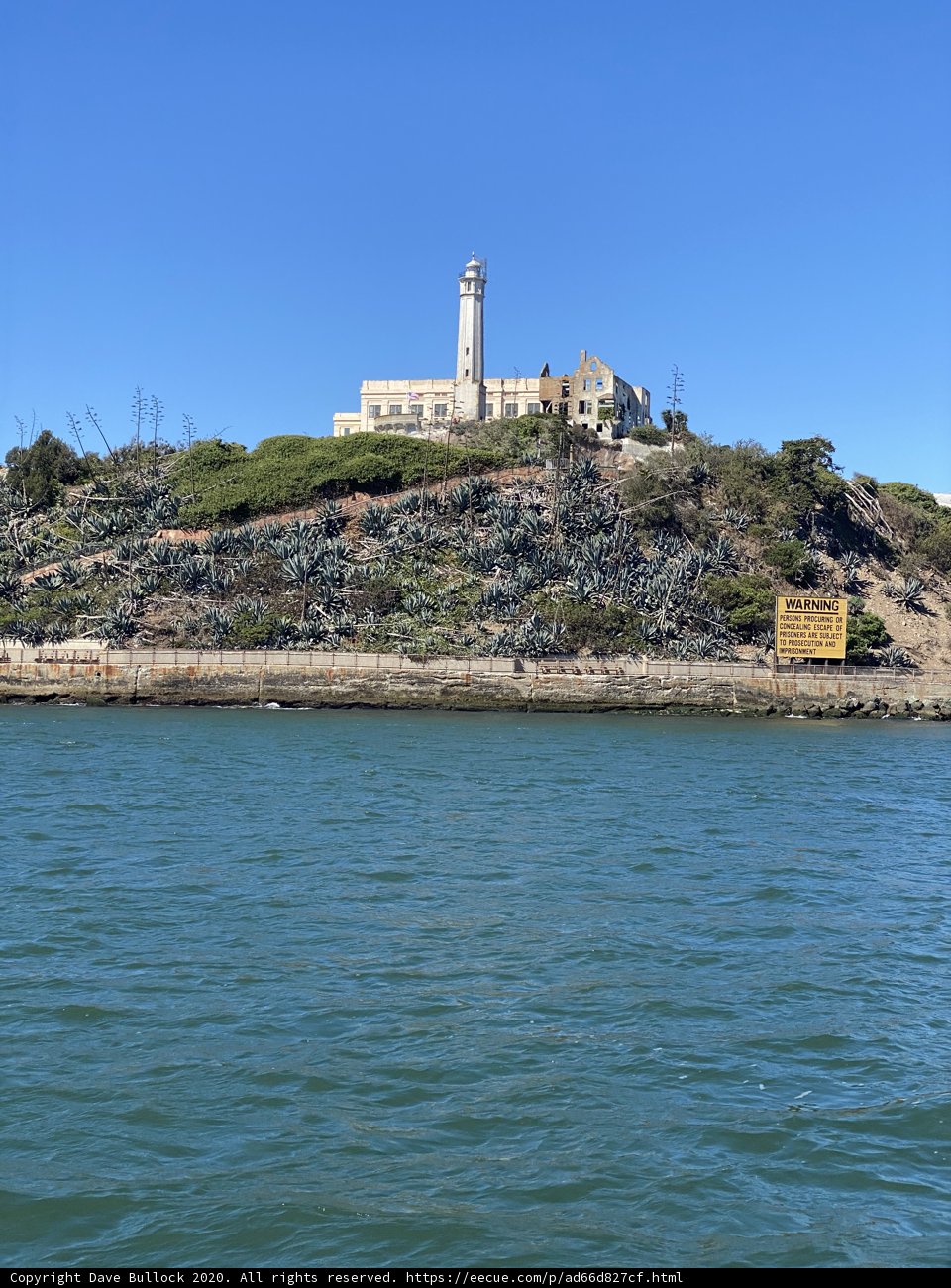 Majestic Alcatraz Island with its Towering Beacon