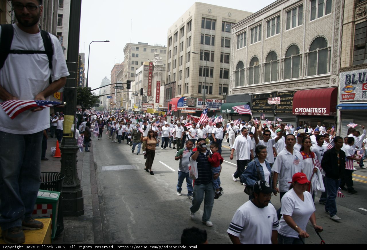 A Vibrant Crowd in the Heart of the City