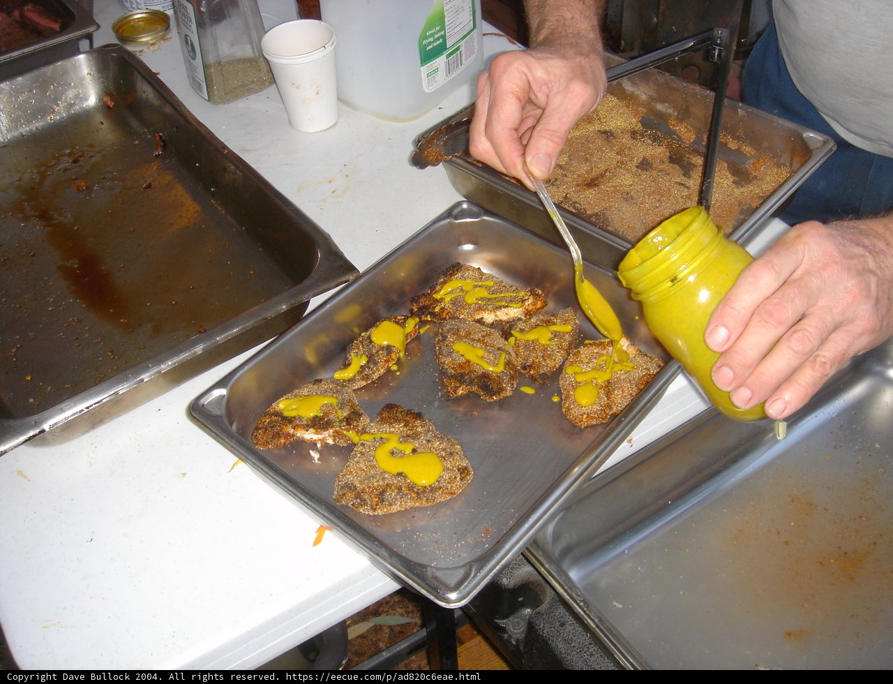 Prepping for Lunch at the Cafeteria