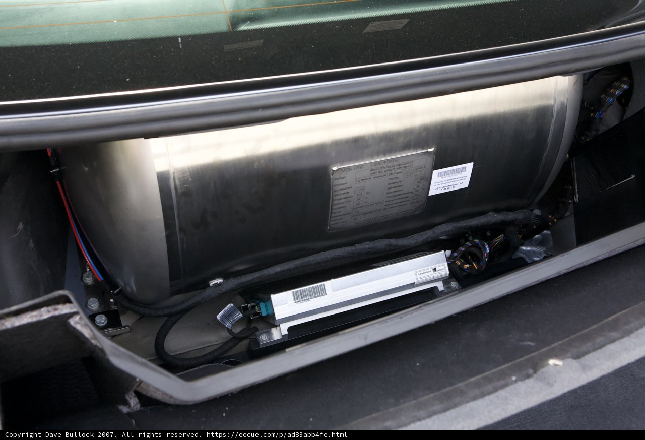 Electric Car with Trunk-Mounted Battery