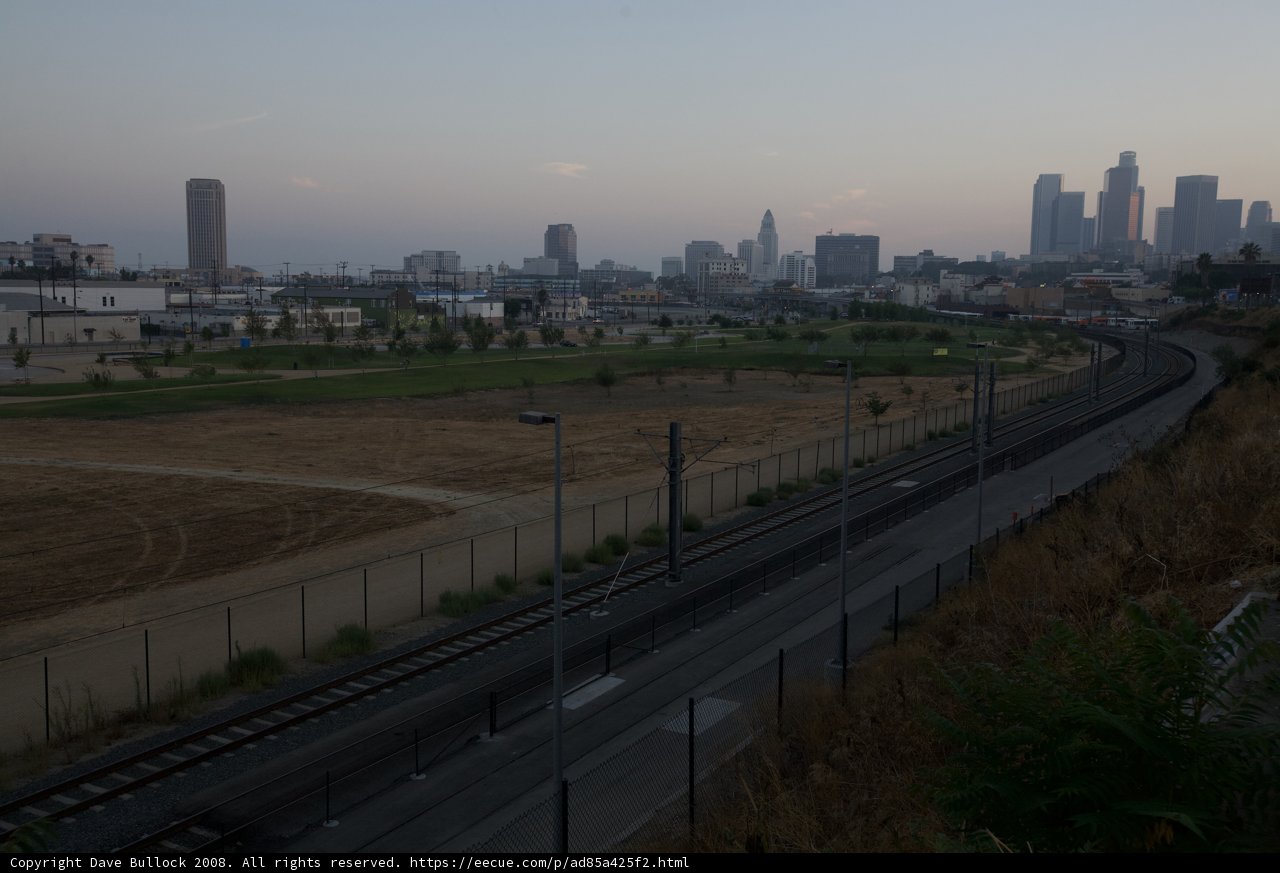 Urban Skyline from the Train Tracks
