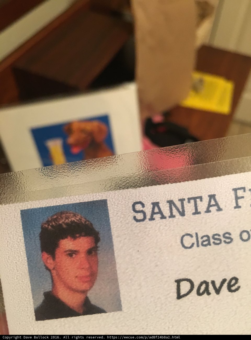 Dave B - Santa Fe High School Class of '99