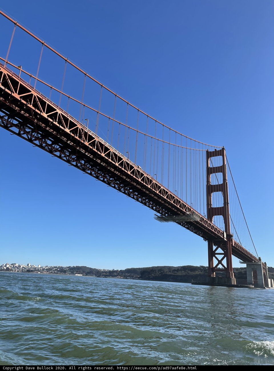 Golden Gate Bridge in a Beautiful Blue Sky Setting